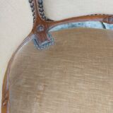 Pair of armchairs basket louis XV in carved walnut