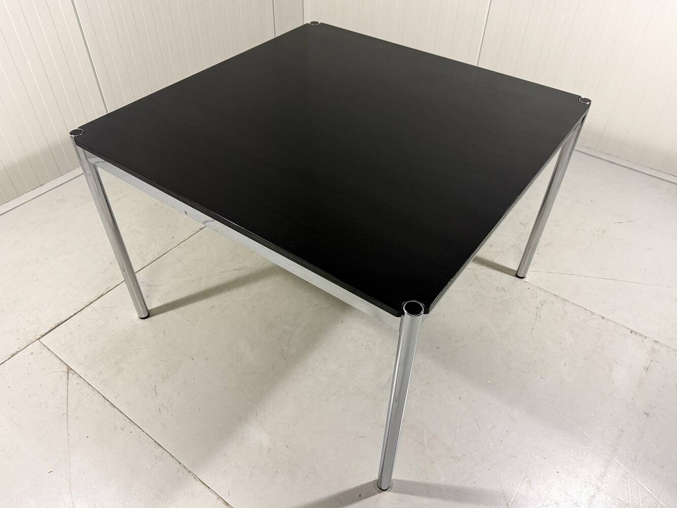 USM Haller dining table in black ash, Fritz Haller 1980’s