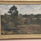 Original Swedish Oil on Canvas – "Landscape" by Tornqvist – Signed – Dated 1932 – Framed