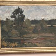 Huile sur toile originale suédoise – "Paysage" par Tornqvist – Signée – Datée 1932 – Encadrée