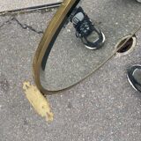Brass mirror,