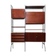 Library, 60s teak shelf on feet