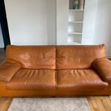 Full grain leather sofa