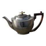 Silver metal teapot