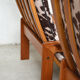 Pair of Danish teak armchairs and footrests, 1960