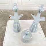 Capron Vallauris 50s oil, vinegar, mustard and cruet set