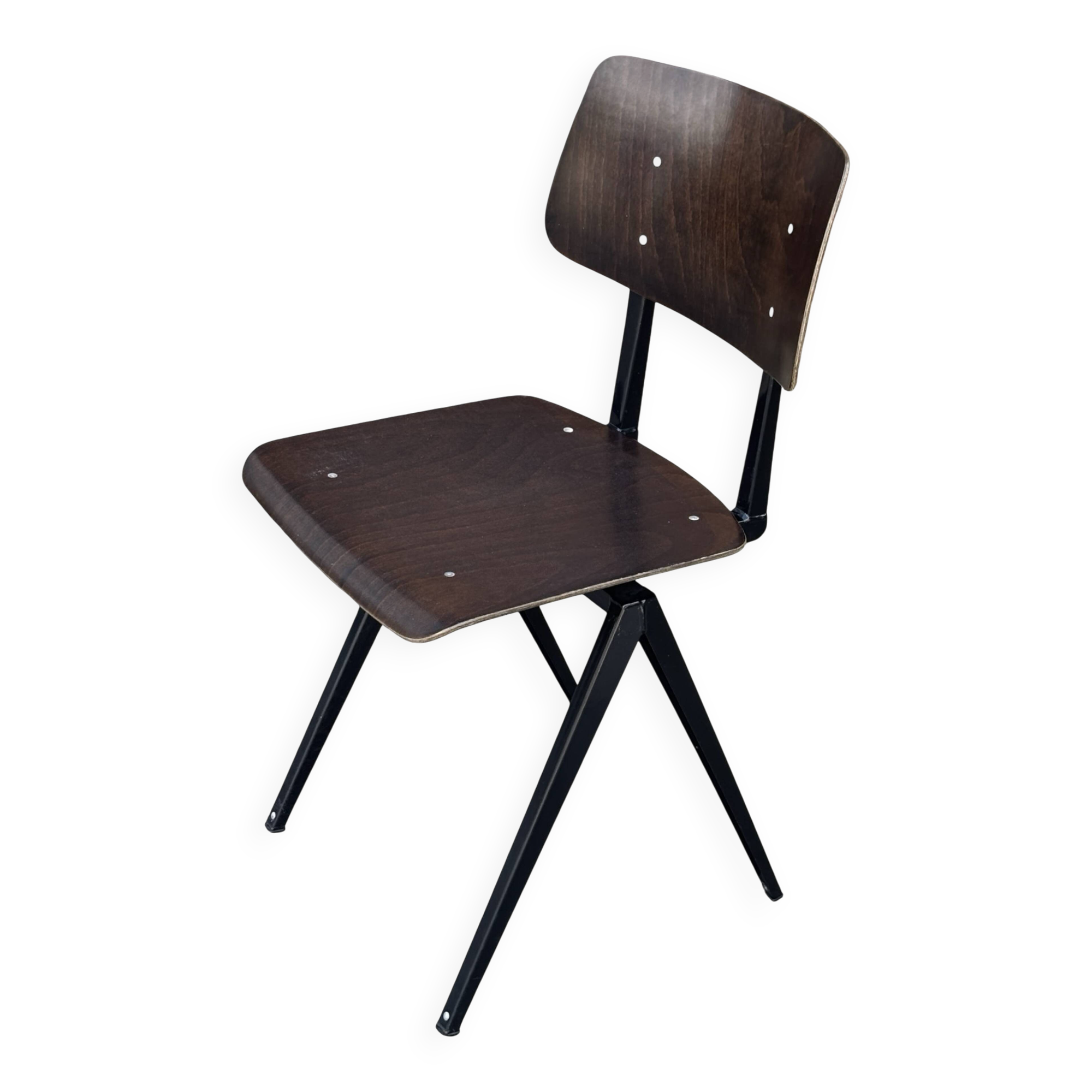 Galvanitas S16 School Chair Dining Chair Design Black Frame