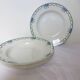 4 vintage deep plates from St Amand 220625