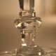 Suite of 3 St. louis cut Crystal champagne flutes