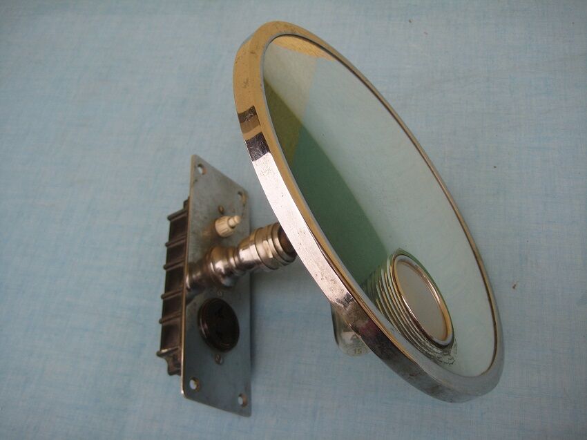 Vintage mirror grinding and illuminating