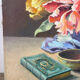 Nature morte, huile sur toile  signée Biacabe