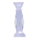 bougeoir en verre vintage haut