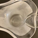 Ancient frosted crystal decanter