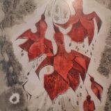 Alfred Steinmetzer (1918-2007), abstract composition, signed and dated etching
