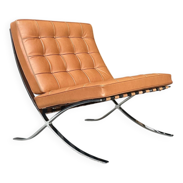 Chaise longue Barcelona MR90 de Mies van der Rohe pour Knoll