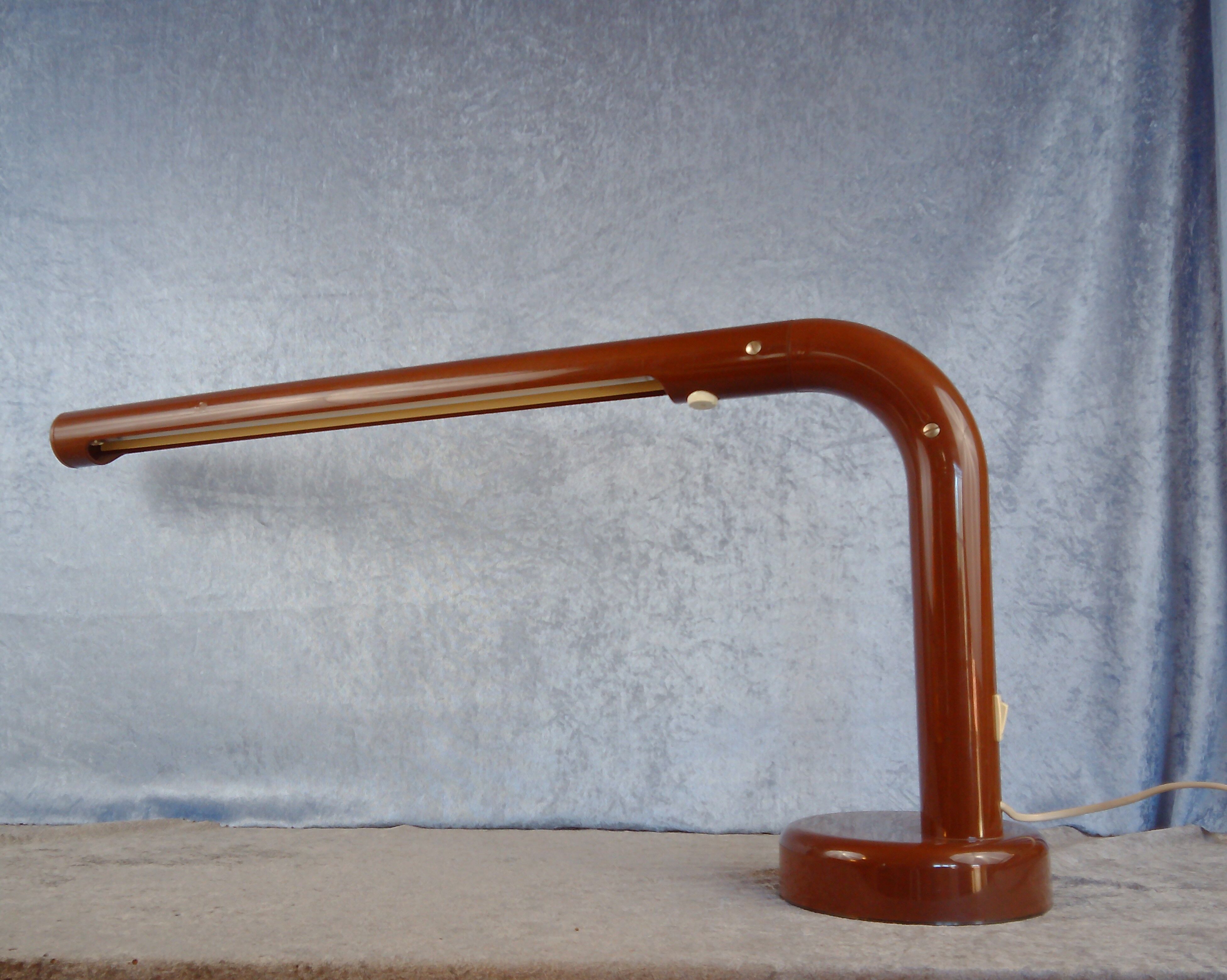 Tuben desklamp by Anders Persson for Ateljé Lyktan, Åhus, Sweden. 1970's