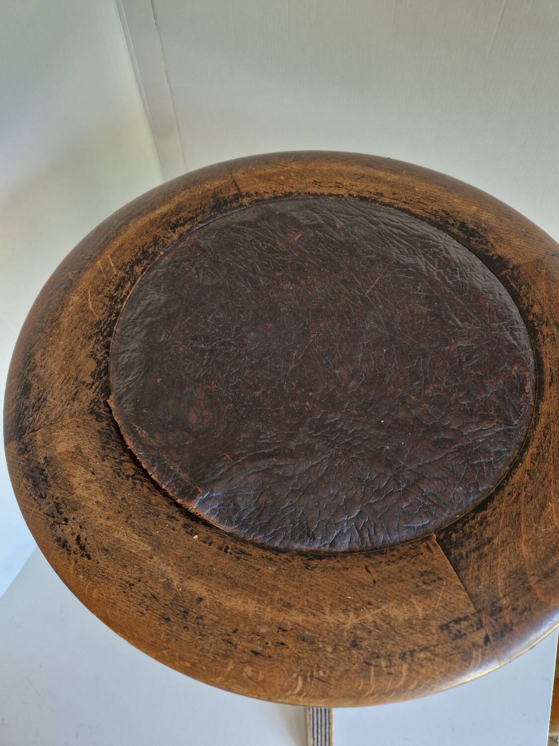 Antique 1920 Art Nouveau piano stool