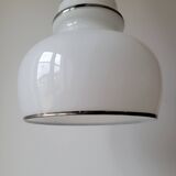 White opaline pendant light