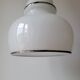 White opaline pendant light
