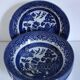 6 bols en porcelaine anglaise bleue Willow