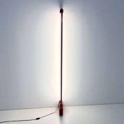 Red floor lamp by Gian N. Gigante for Zerbetto, 1980