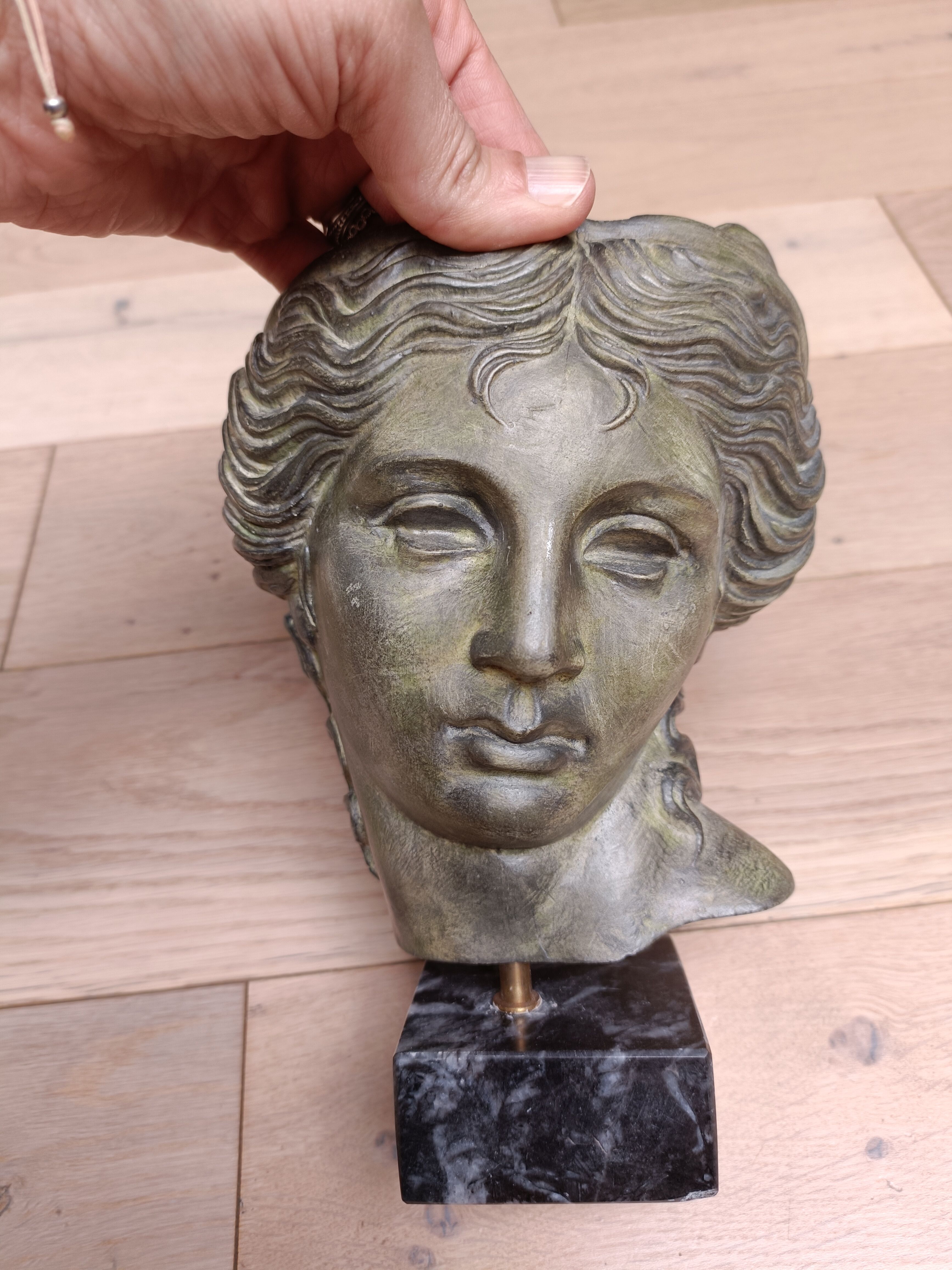 Head of a figure of antiquity