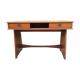 Bureau marine vintage en teck à 2 tiroirs