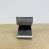 Bougeoir brutaliste fer forgé "Z"