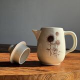 Sarreguemines teapot with thistle patterns H20
