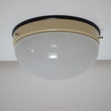 Midcentury glass ceiling lamp