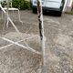 Garden furniture 4 places wrought iron old vintage xxeme