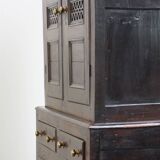 Antique English Oak Food Cupboard from the Late 18th / Early 19th Century