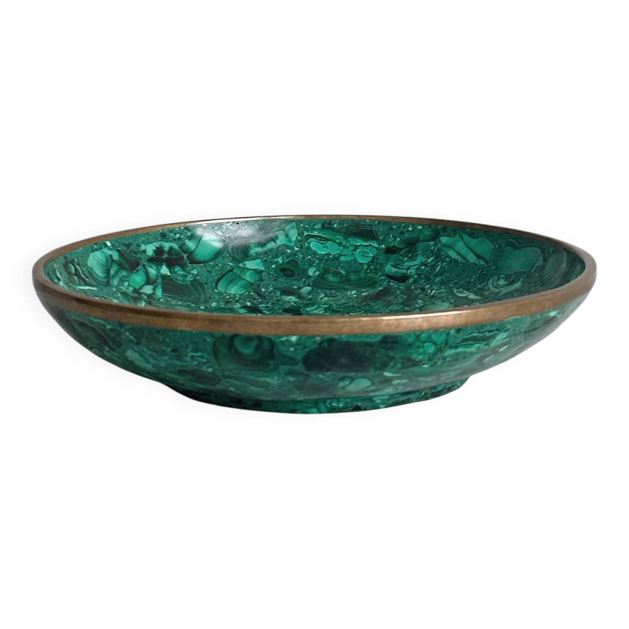 Malachite bowl for fruits or centrepiece.