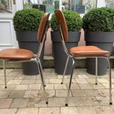 Skai chairs and vintage chrome