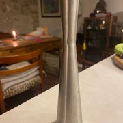 Stainless steel candle holder