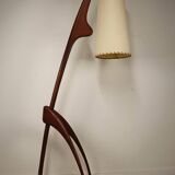 Rispal floor lamp known as "Praying Mantis" in teak, 1960