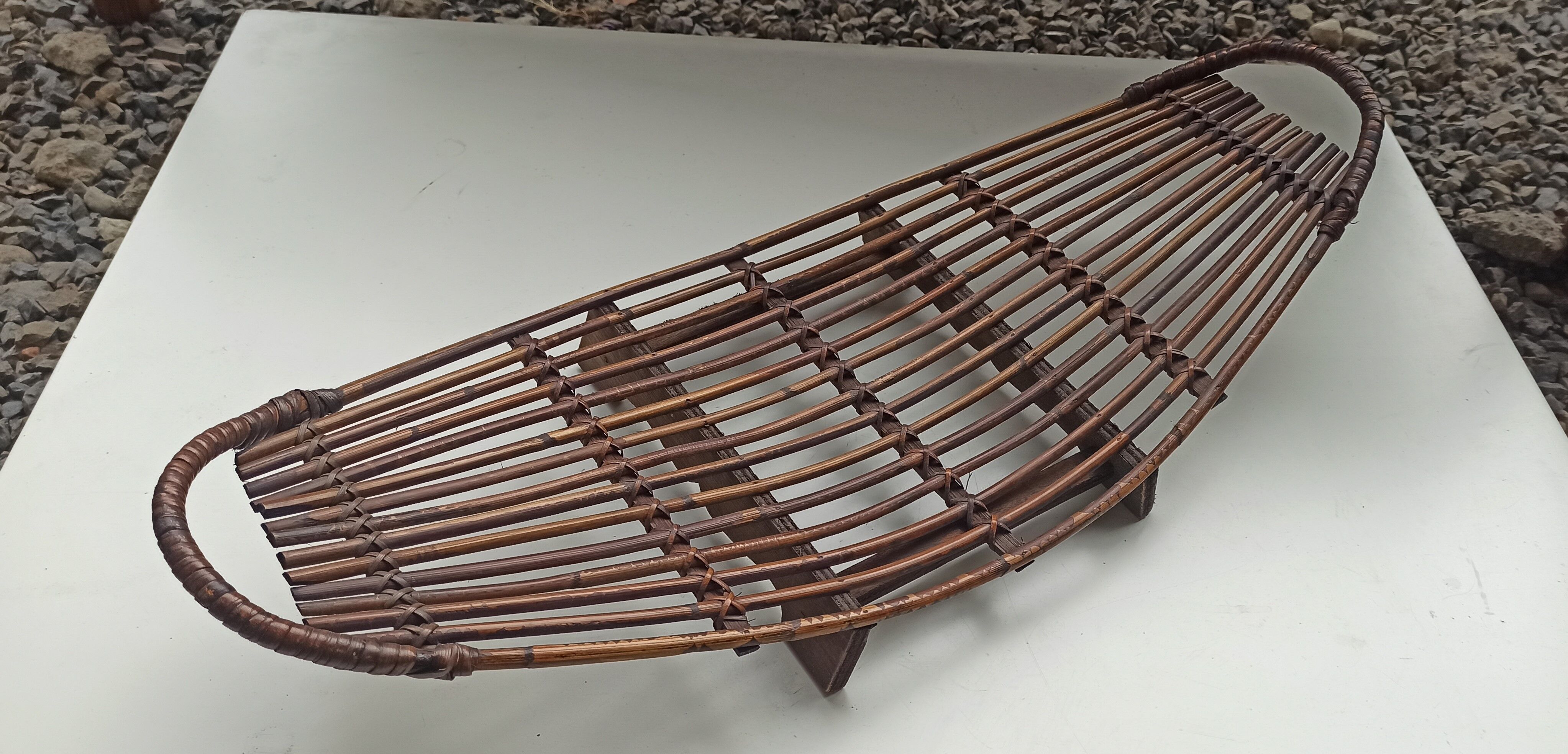 Wooden tray design of the 70s