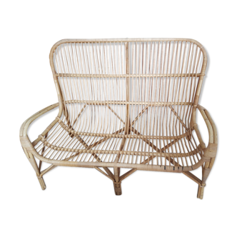 Sofa rattan 2 seater