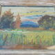 Tableau huile sur toile daté 1904