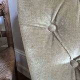 Fauteuil crapaud en velours