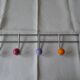 Steel coat rack 5 multiclores heads