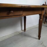 Walnut farmhouse table