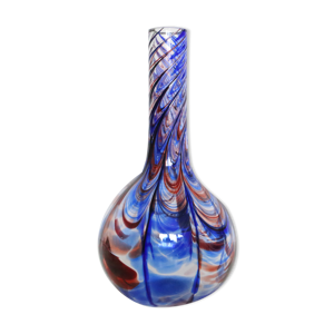 vase murano, bleu et