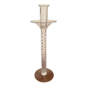 Candlestick in glass