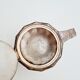Old silver and wood teapot