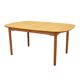 Table en frêne, design danois, années 1960, designer : Gunnar Falsig, fabricant : Holstebro Möbelfabrik