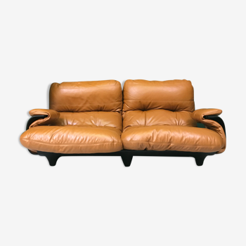 French Marsala 2-seater sofa by Michel Ducaroy for Ligne Roset