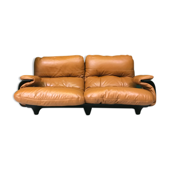 French Marsala 2-seater sofa by Michel Ducaroy for Ligne Roset