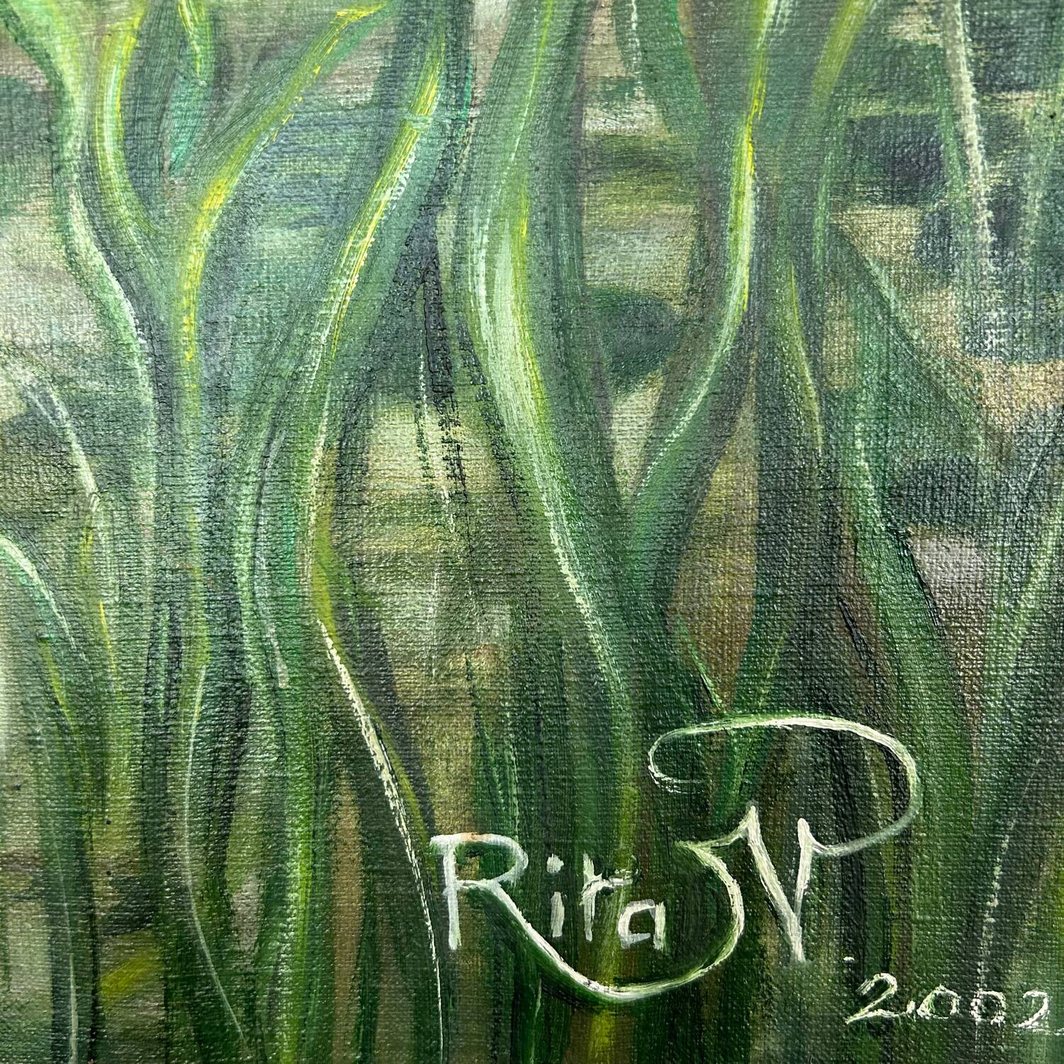 Painting of ducks in autumn