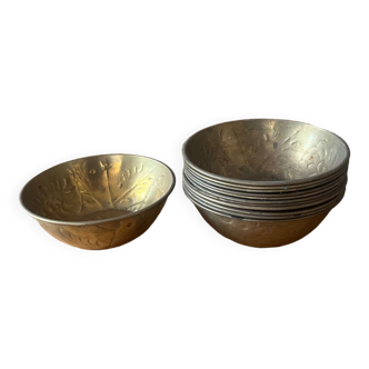 Set of 12 ashtrays